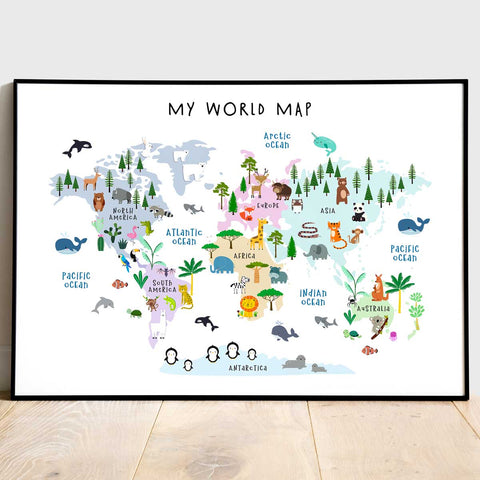 Exciting World Map