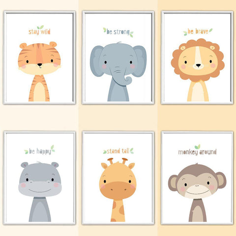 (Set of 6) Zoo Escapees Teaching Values & Emotions